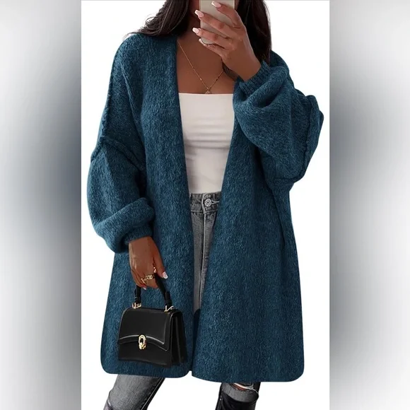 🆕Trendy Long Cardigan Sweaters - Picture 1 of 2